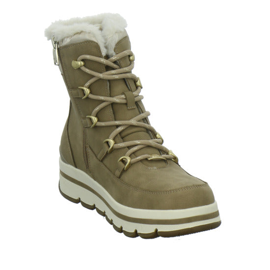Tom Tailor Shoes Winterstiefel warm gefüttert Hellbraun - 360° Ansicht