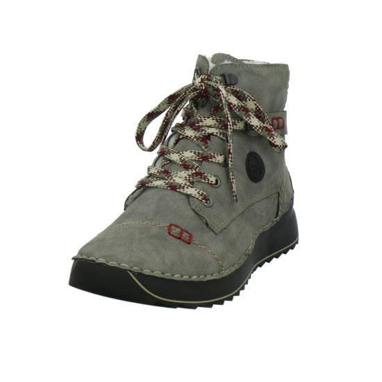 Rieker Winterstiefel warm gefüttert taupe - 360° Ansicht