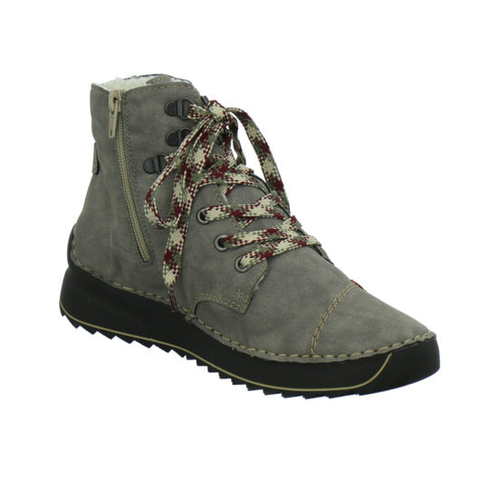 Rieker Winterstiefel warm gefüttert taupe - 360° Ansicht