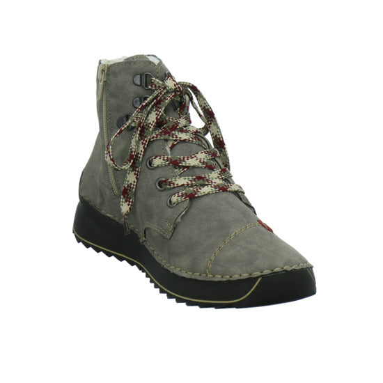 Rieker Winterstiefel warm gefüttert taupe - 360° Ansicht