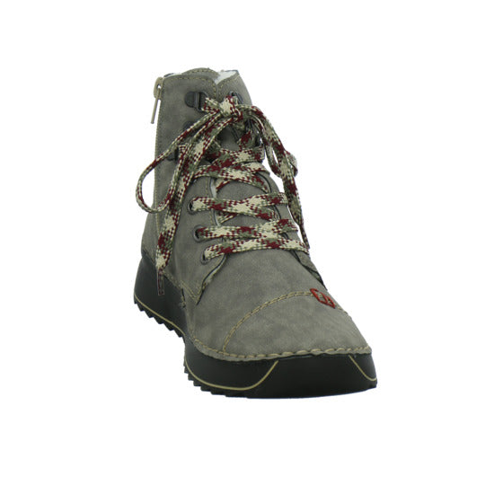 Rieker Winterstiefel warm gefüttert taupe - 360° Ansicht