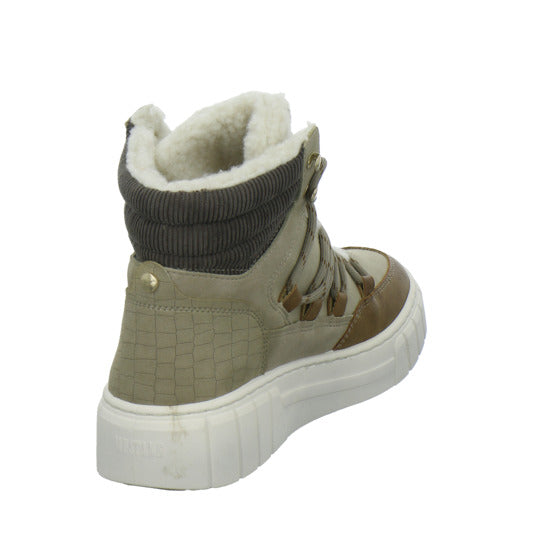 Mustang Winterstiefel warm gefüttert taupe - 360° Ansicht