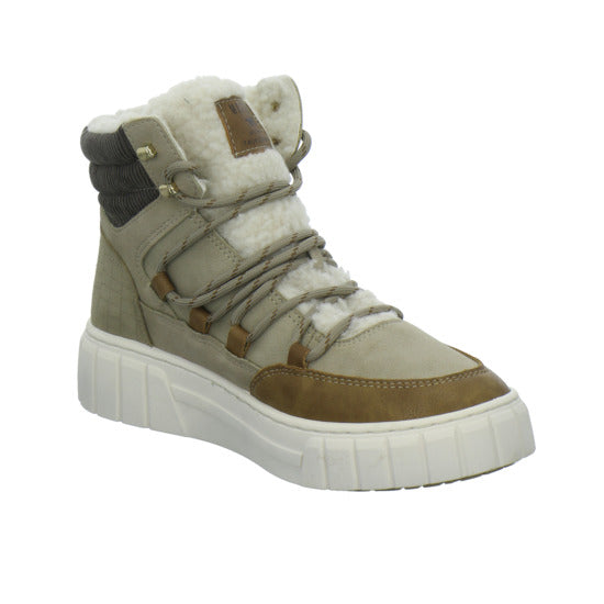 Mustang Winterstiefel warm gefüttert taupe - 360° Ansicht