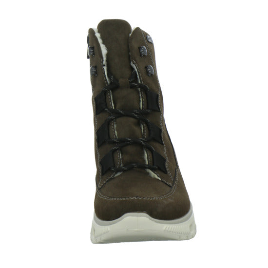 Rieker Winterstiefel warm gefüttert taupe - 360° Ansicht