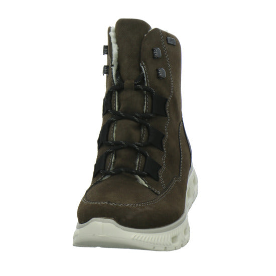 Rieker Winterstiefel warm gefüttert taupe - 360° Ansicht