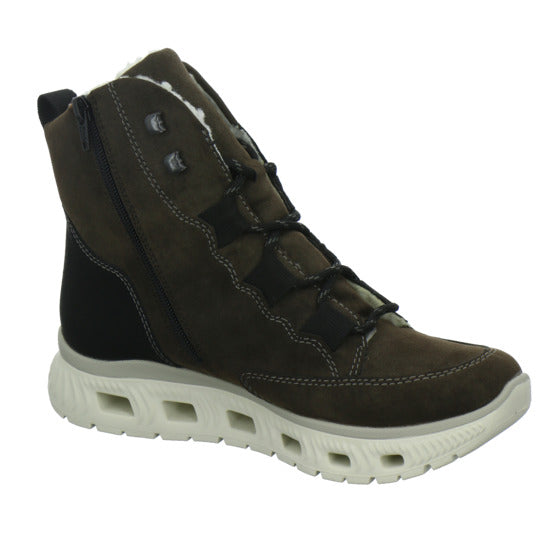 Rieker Winterstiefel warm gefüttert taupe - 360° Ansicht