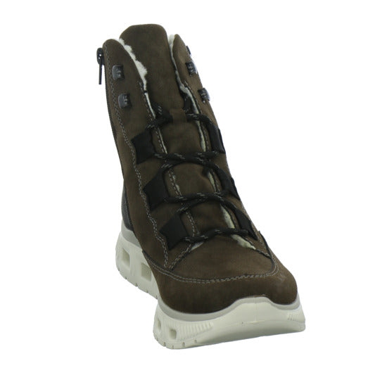 Rieker Winterstiefel warm gefüttert taupe - 360° Ansicht