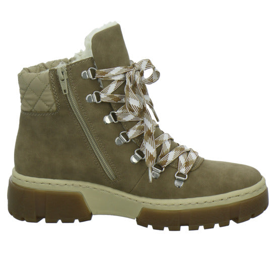 Rieker Winterstiefel warm gefüttert taupe - 360° Ansicht