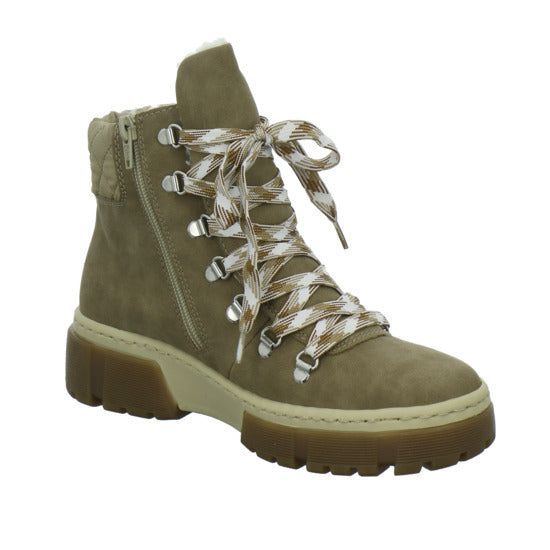 Rieker Winterstiefel warm gefüttert taupe - 360° Ansicht