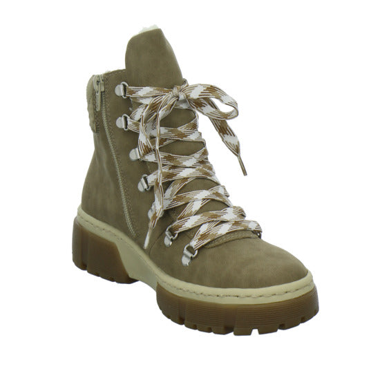 Rieker Winterstiefel warm gefüttert taupe - 360° Ansicht