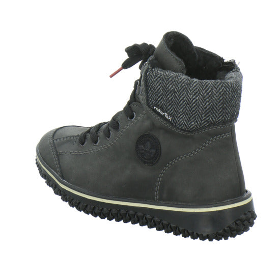 Rieker Winterstiefel warm gefüttert Anthrazit - 360° Ansicht
