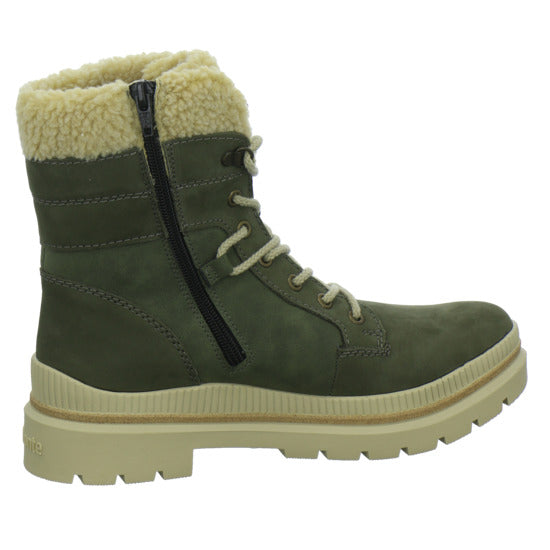 Remonte Winterstiefel warm gefüttert oliv - 360° Ansicht