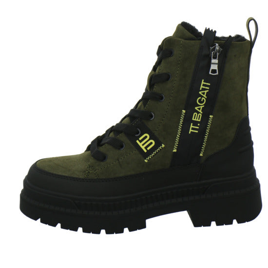 Bugatti Shoes Woman Winterstiefel warm gefüttert oliv - 360° Ansicht