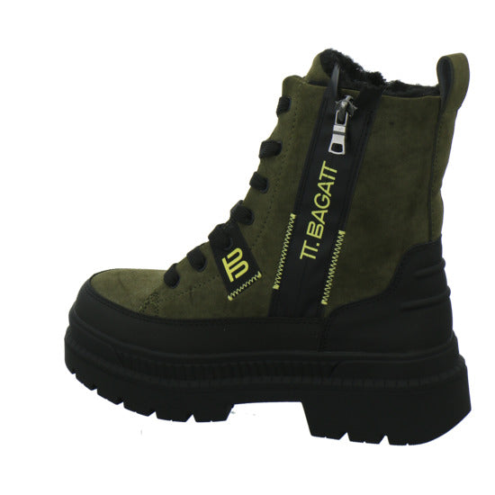 Bugatti Shoes Woman Winterstiefel warm gefüttert oliv - 360° Ansicht