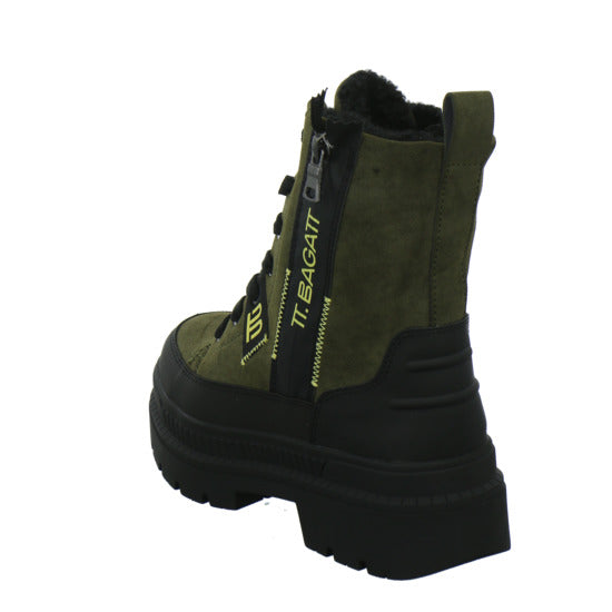 Bugatti Shoes Woman Winterstiefel warm gefüttert oliv - 360° Ansicht