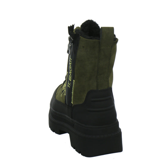 Bugatti Shoes Woman Winterstiefel warm gefüttert oliv - 360° Ansicht