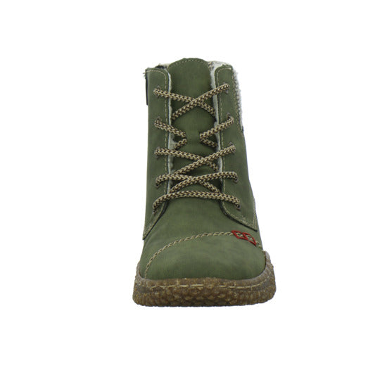 Rieker Winterstiefel warm gefüttert oliv - 360° Ansicht
