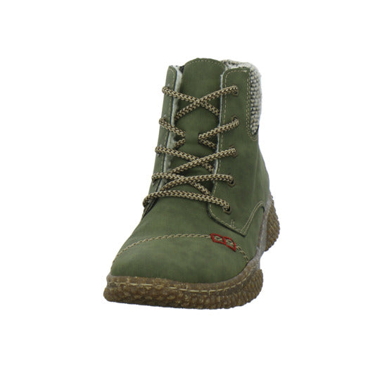 Rieker Winterstiefel warm gefüttert oliv - 360° Ansicht