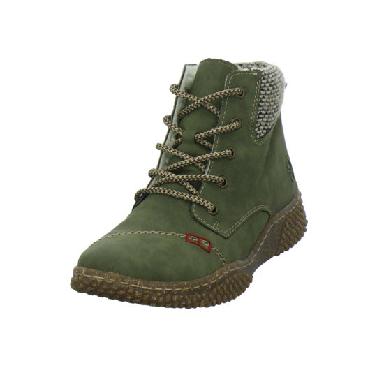 Rieker Winterstiefel warm gefüttert oliv - 360° Ansicht