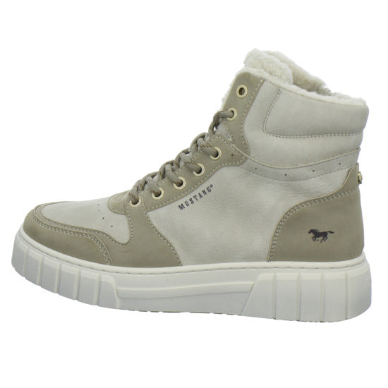 Mustang Winterstiefel warm gefüttert Beige - 360° Ansicht