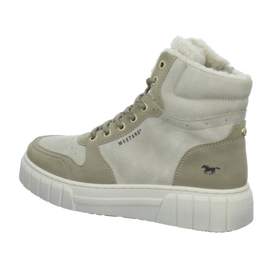 Mustang Winterstiefel warm gefüttert Beige - 360° Ansicht