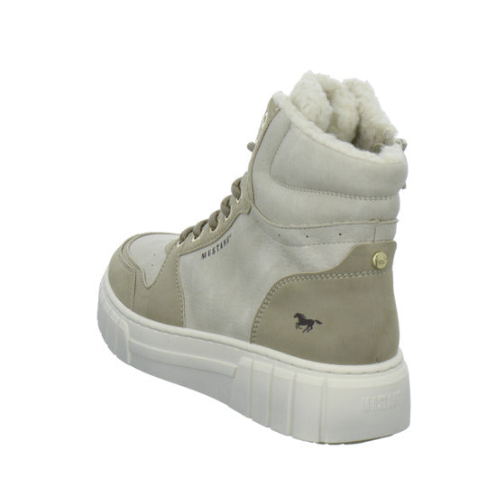 Mustang Winterstiefel warm gefüttert Beige - 360° Ansicht
