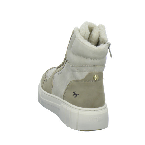 Mustang Winterstiefel warm gefüttert Beige - 360° Ansicht