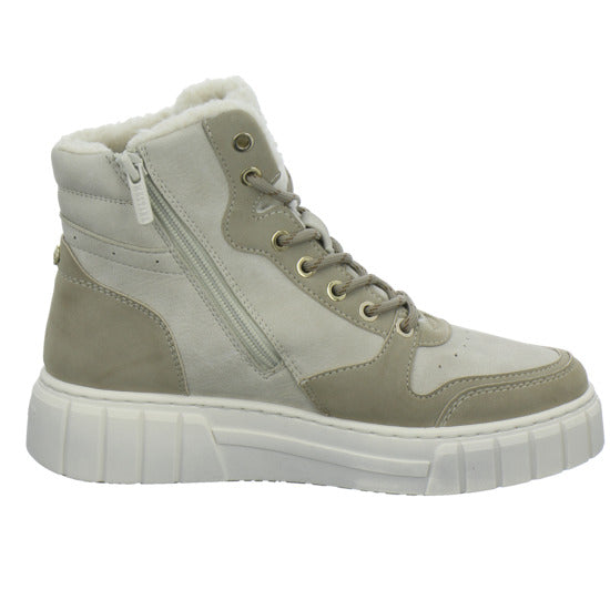 Mustang Winterstiefel warm gefüttert Beige - 360° Ansicht