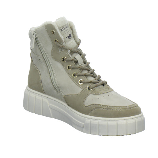 Mustang Winterstiefel warm gefüttert Beige - 360° Ansicht