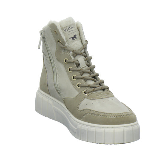 Mustang Winterstiefel warm gefüttert Beige - 360° Ansicht