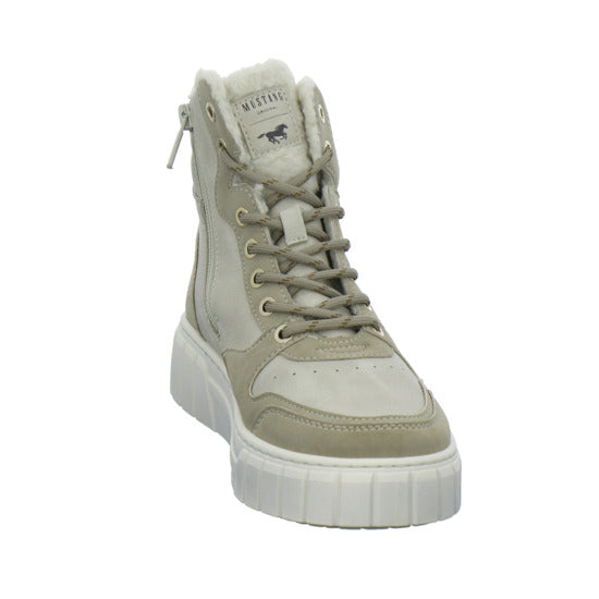 Mustang Winterstiefel warm gefüttert Beige - 360° Ansicht