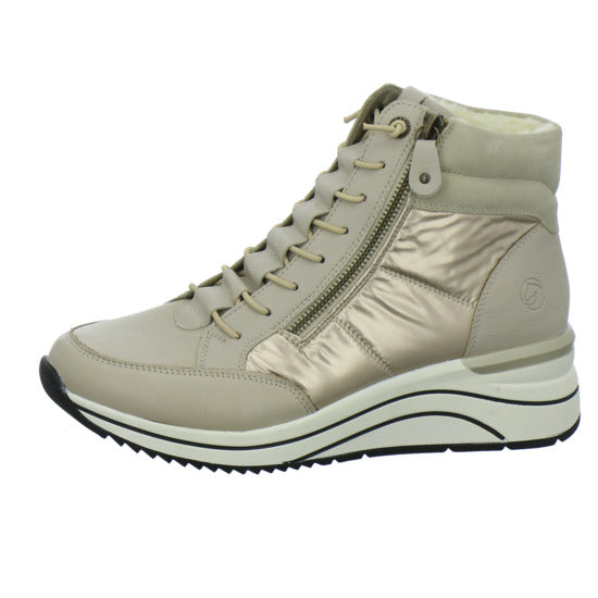 Remonte Winterstiefel warm gefüttert Beige - 360° Ansicht