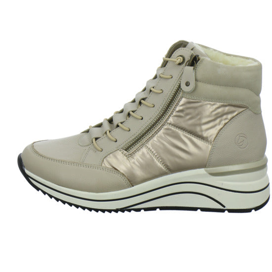 Remonte Winterstiefel warm gefüttert Beige - 360° Ansicht