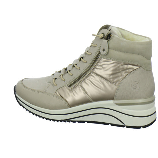 Remonte Winterstiefel warm gefüttert Beige - 360° Ansicht
