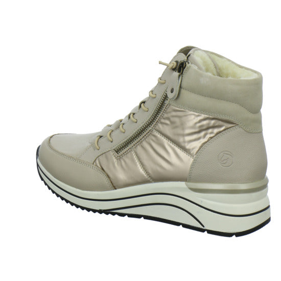 Remonte Winterstiefel warm gefüttert Beige - 360° Ansicht