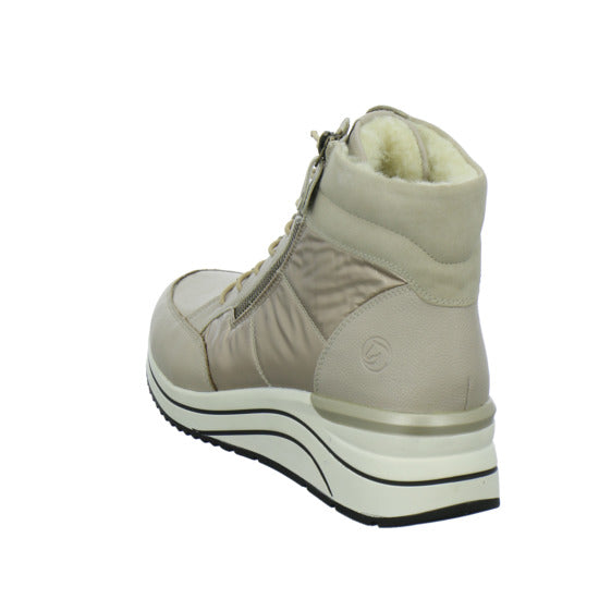 Remonte Winterstiefel warm gefüttert Beige - 360° Ansicht
