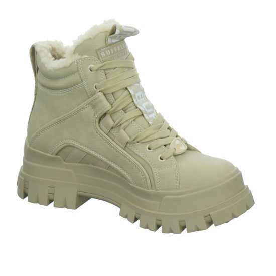 Buffalo Aspha NC Warm Winterstiefel warm gefüttert Beige - 360° Ansicht