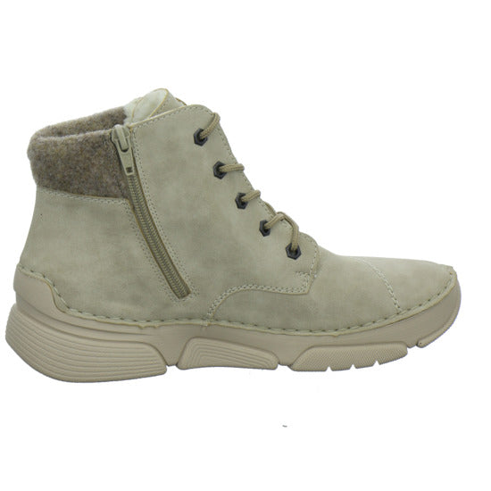 Rieker Winterstiefel warm gefüttert Beige - 360° Ansicht