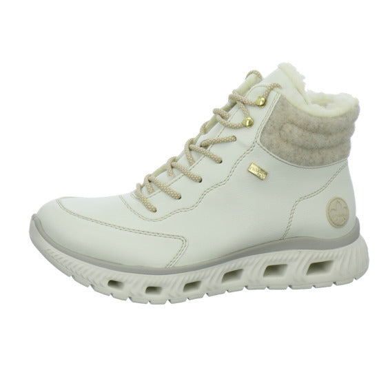 Rieker Winterstiefel warm gefüttert offwhite - 360° Ansicht