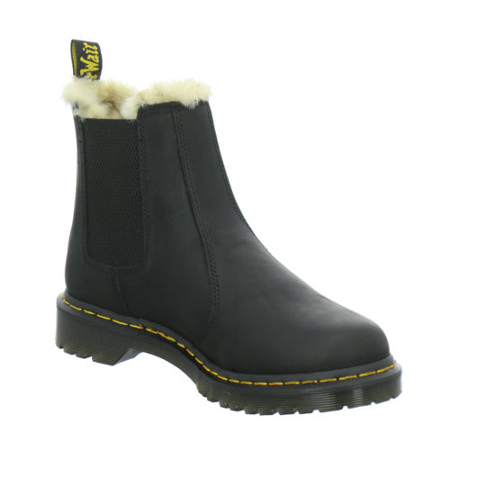Dr. Martens Leonore Winterstiefel warm gefüttert Schwarz - 360° Ansicht