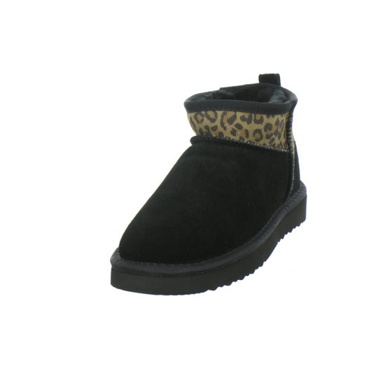 OOG Winterstiefel warm gefüttert Schwarz-kombi - 360° Ansicht
