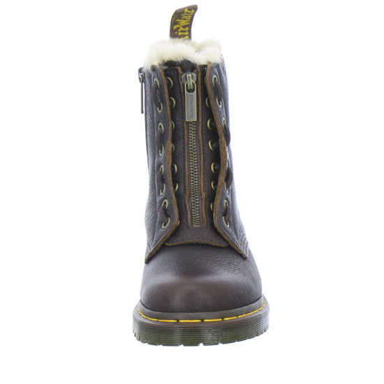 Dr. Martens Winterstiefel Damen 1460 Zip WL Dunkelbraun