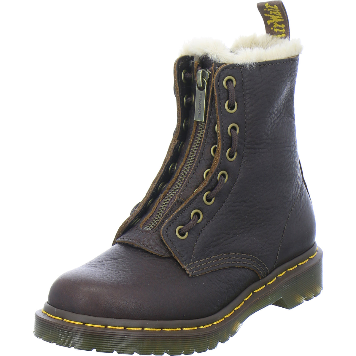 Dr. Martens Winterstiefel Damen 1460 Zip WL Dunkelbraun