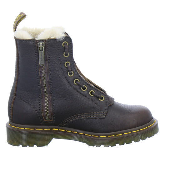 Dr. Martens Winterstiefel Damen 1460 Zip WL Dunkelbraun