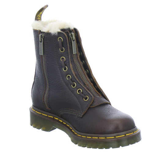 Dr. Martens Winterstiefel Damen 1460 Zip WL Dunkelbraun