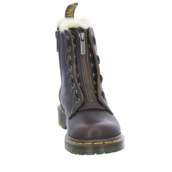 Dr. Martens Winterstiefel Damen 1460 Zip WL Dunkelbraun