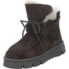 Sekada Winterstiefel Damen Dunkelbraun