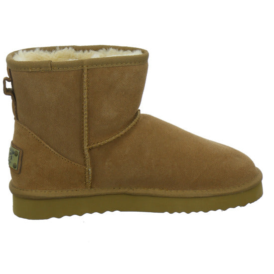 OOG 3klein+4groß Winterstiefel warm gefüttert Mittelbraun - 360° Ansicht