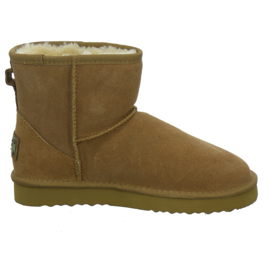 OOG 3klein+4groß Winterstiefel warm gefüttert Mittelbraun - 360° Ansicht