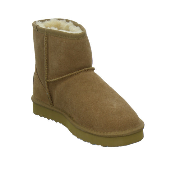 OOG 3klein+4groß Winterstiefel warm gefüttert Mittelbraun - 360° Ansicht